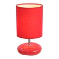 Star Brite Stonies Small Stone Look Table Lamp - Red ST34973